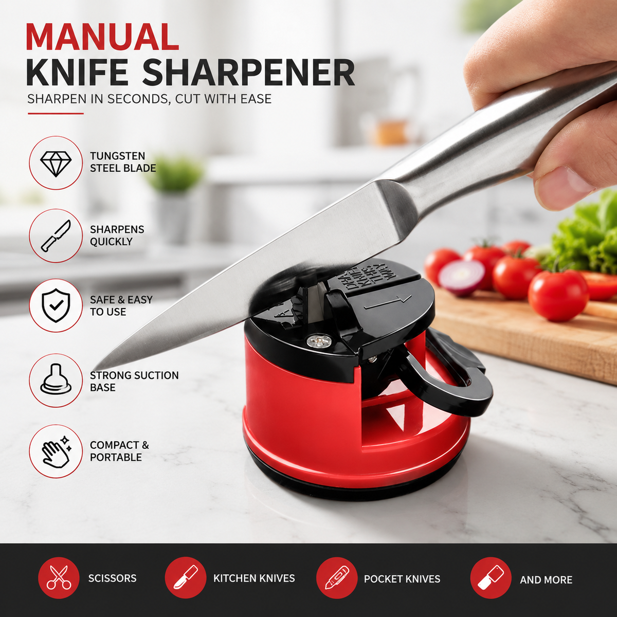 Manual Knife Sharpener