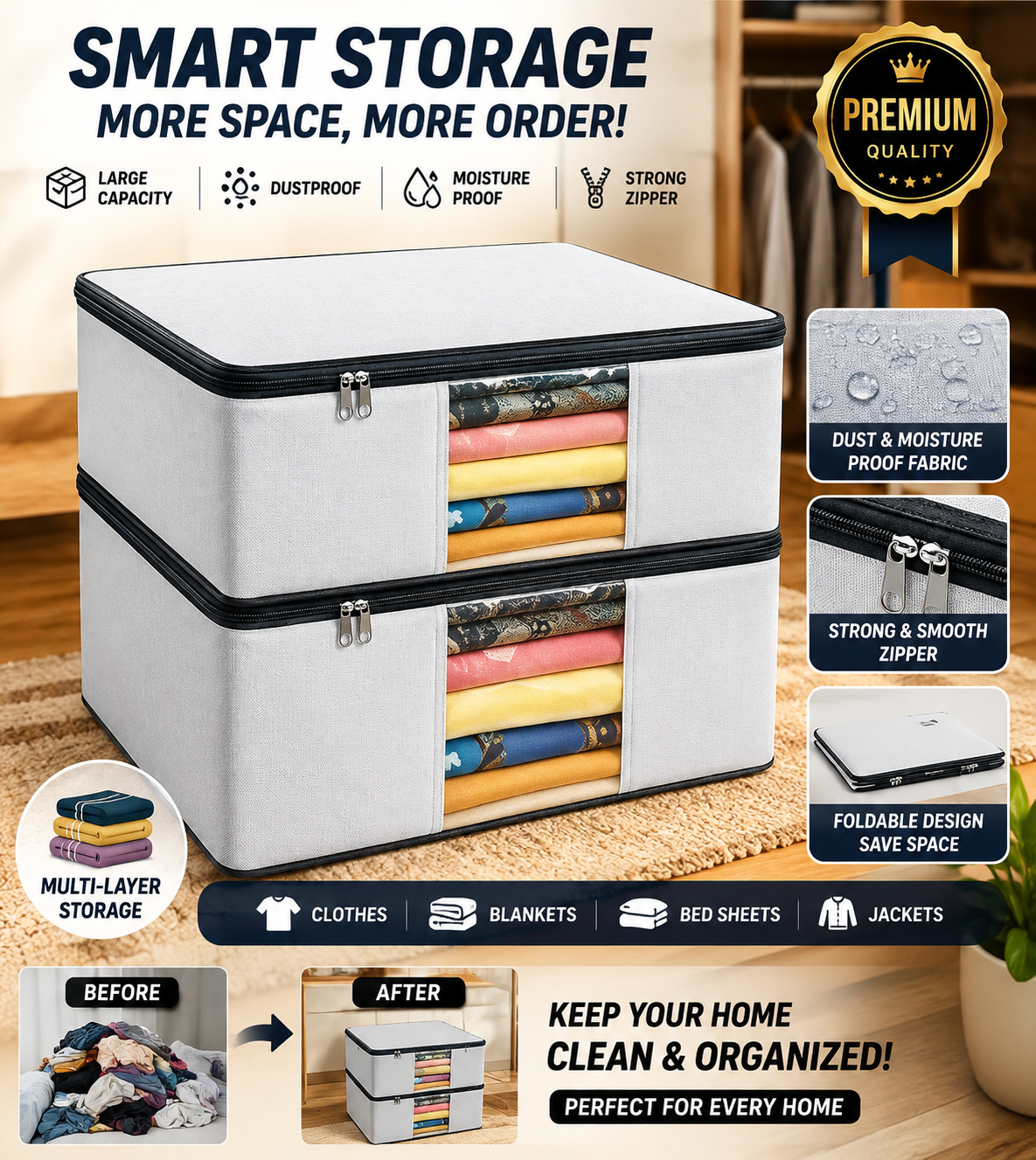 Storage Bag Organizer